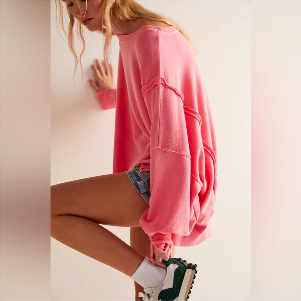NEW! Free People Camden Sweatshirt - Picture 7 of 9